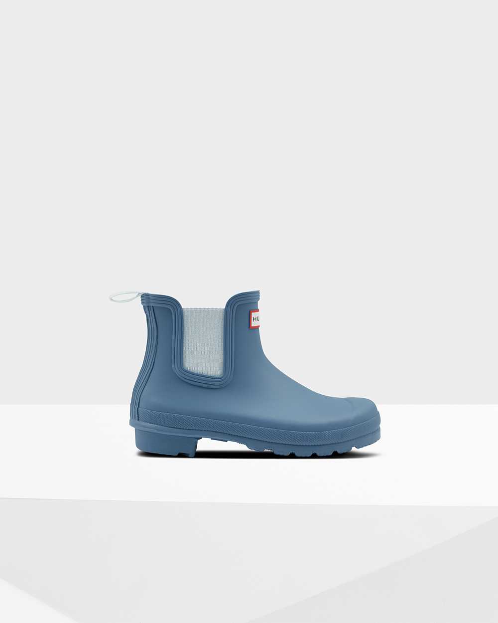 Botas Chelsea Mujer - Hunter Original Azules - HAGXQN-349 - Azules